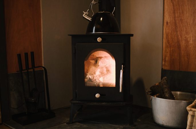 wood stove, Derwen